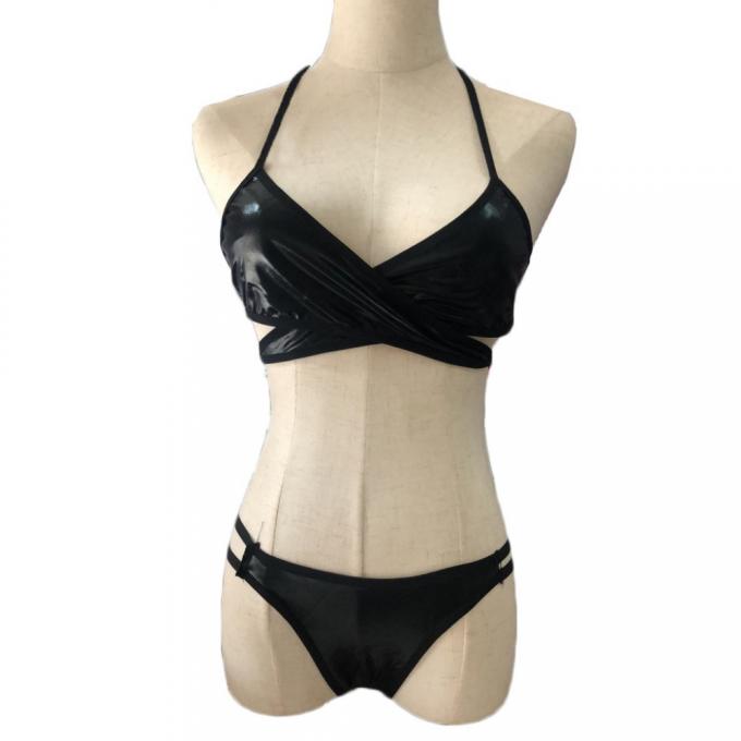 Mesh Lingerie Sex Babydoll Erotic de cuero atractivo erótico Teddy Corset Zipper Sexy Lingerie