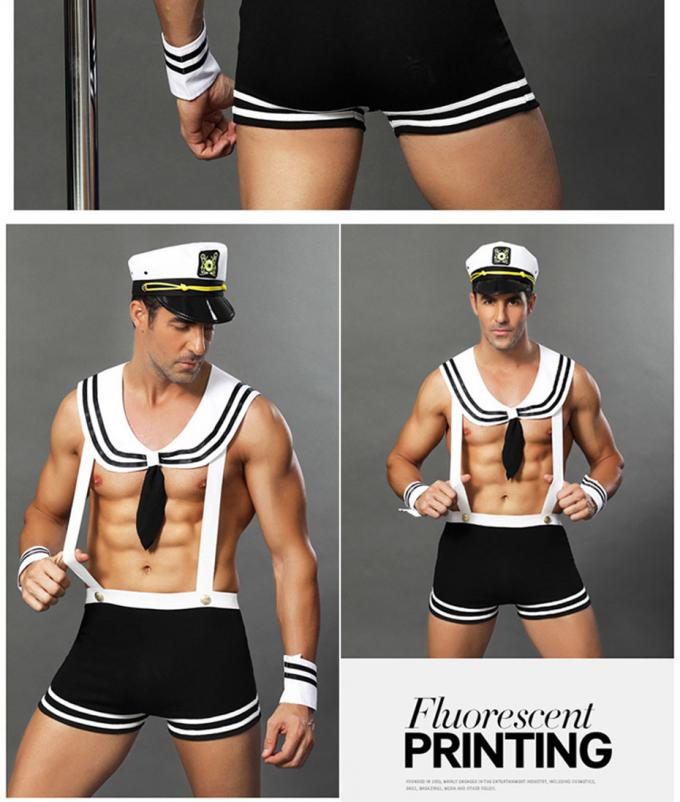 El marinero atractivo Uniform Cosplay Lingerie del ′ s de los hombres fijado para el juego del papel del sexo se adapta a ropa de noche de la noche