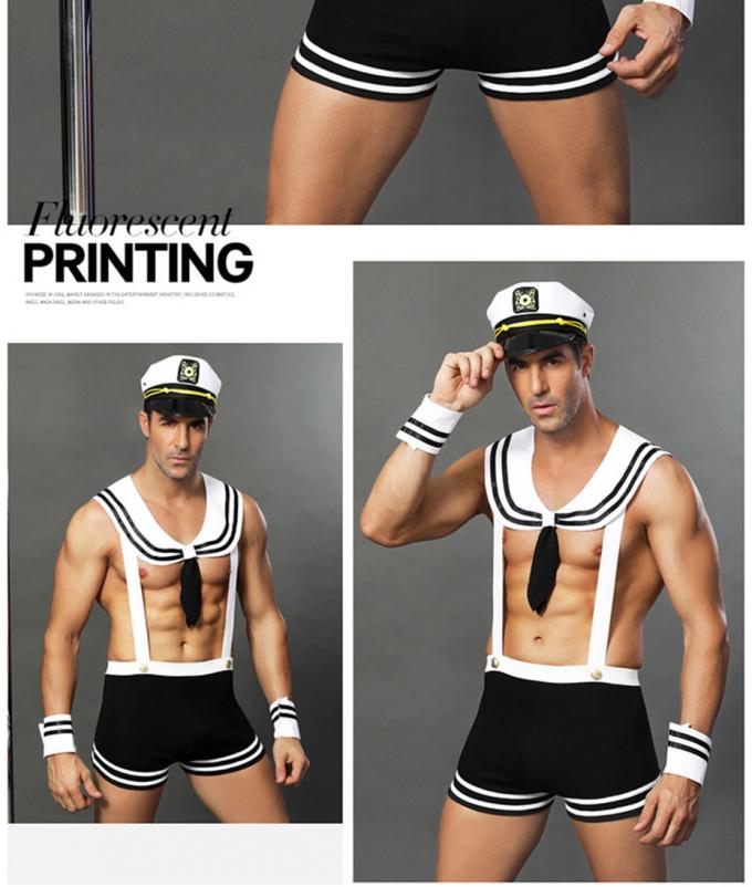 El marinero atractivo Uniform Cosplay Lingerie del ′ s de los hombres fijado para el juego del papel del sexo se adapta a ropa de noche de la noche