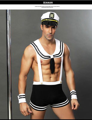 Marinero atractivo Uniform Cosplay del busto los 87cm de la cintura los 82cm de la ropa interior de los hombres de XXL