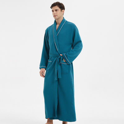 Más los pijamas calientes sólidos de la tela de algodón de la ropa de noche para hombre de Loungewear para los hombres