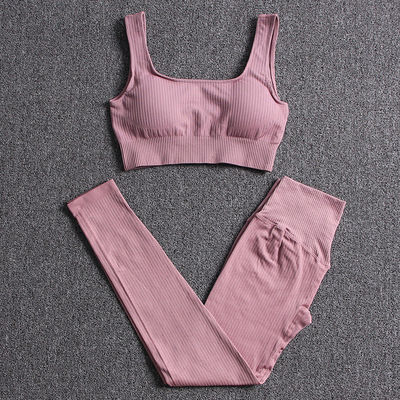 Ropa inconsútil de la aptitud del PCS del traje 3 de la yoga de los deportes de Spandex de los sujetadores del gimnasio femenino de la cintura alta
