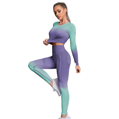 Polainas de nylon del deporte del poliéster del top de la cosecha del teñido anudado S M L Longline Sports Bra
