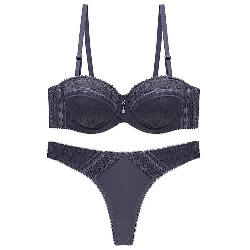 El sujetador atractivo sólido de las bragas de la señora 90B 90C fijó la ropa interior para mujer de XXXL 50kg fija