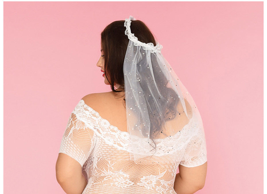 Erótico caliente más talla libre grande de la boda 85kg de las bragas de las mujeres de la ropa interior de la muñeca