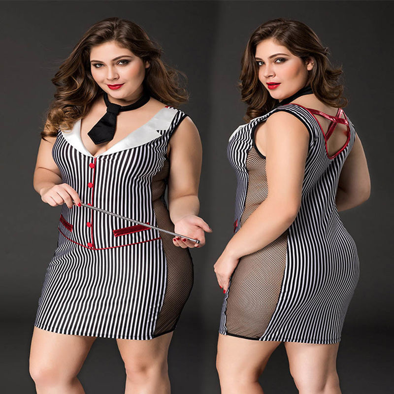 La ropa interior atractiva M-XXL de Cosplay de la cintura de School los 95cm del profesor ata el mono de una pieza