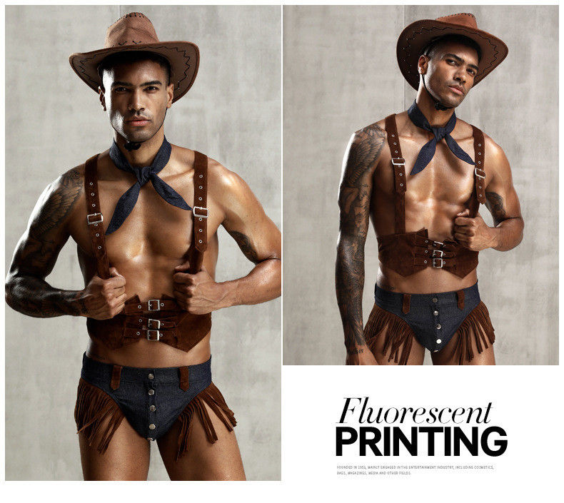 Ropa interior sin mangas del sombrero de Lingerie Man Floral de la criada atractiva de nylon de la vaca del poliéster