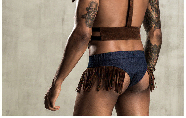 Ropa interior sin mangas del sombrero de Lingerie Man Floral de la criada atractiva de nylon de la vaca del poliéster