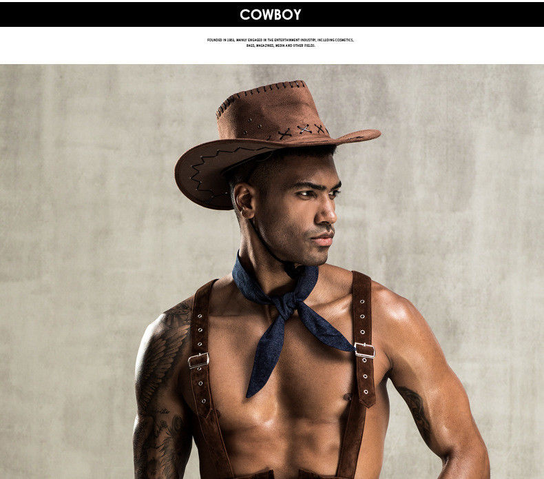 Ropa interior sin mangas del sombrero de Lingerie Man Floral de la criada atractiva de nylon de la vaca del poliéster