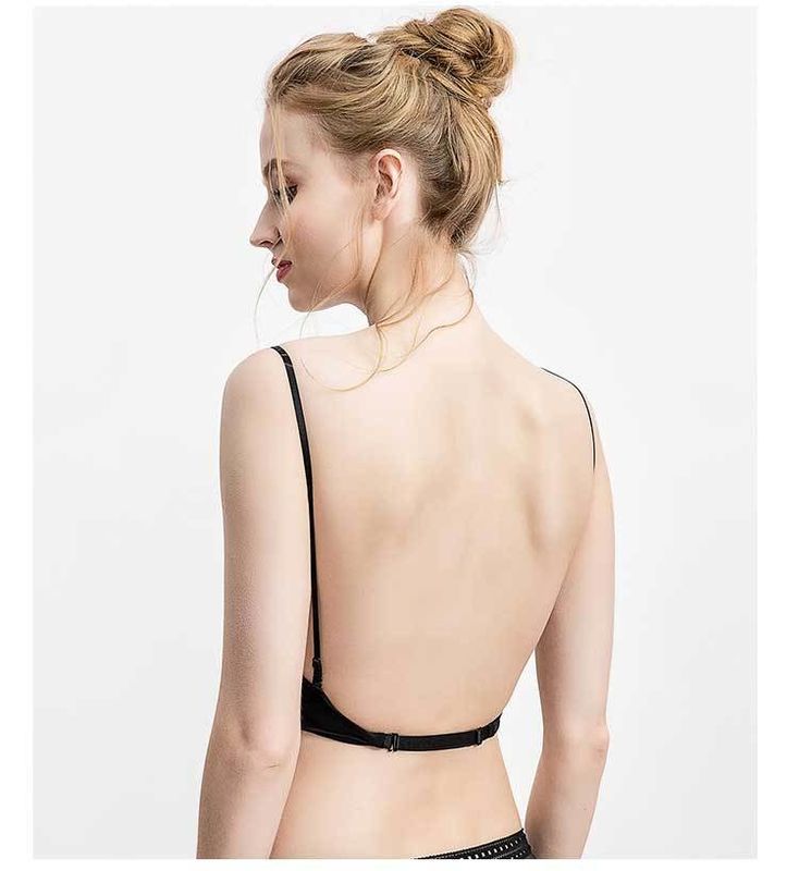 Belleza trasera en forma de &quot;U&quot; de la ropa interior del sujetador XXXL de los sujetadores atractivos sin tirantes con tirante y espalda descubierta de las mujeres de las señoras