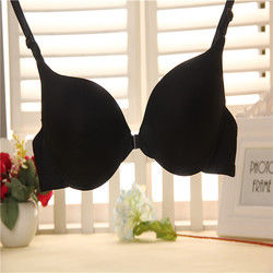 El llano atractivo de nylon de los sujetadores de las mujeres del algodón 32a 38A teñió a Front Closure Bra Full Cup