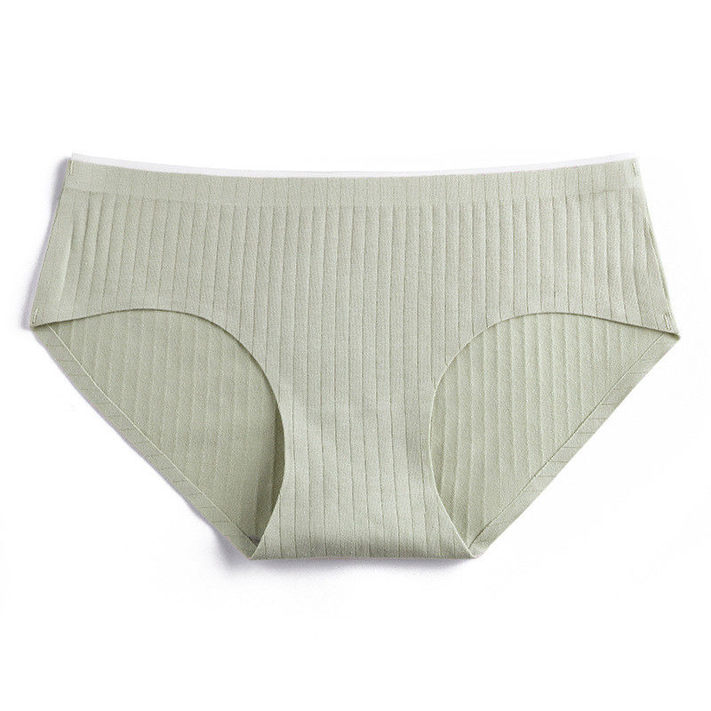 El corte hecho punto Boyshorts inconsútil teñido llano del laser del algodón informa la cintura media
