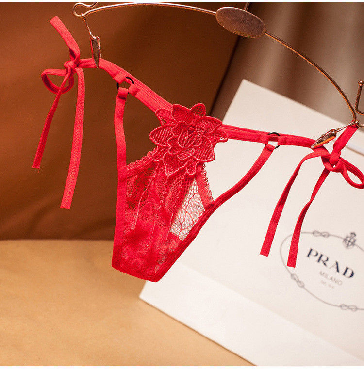 Las bragas atractivas de la mujer del bordado de las bragas de la ropa interior de las señoras de la tanga de la entrepierna