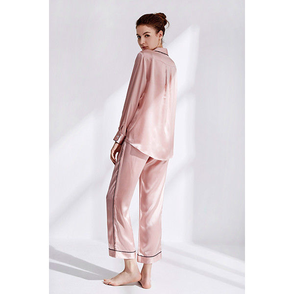 Longitud de seda de la camisa de dormir los 70cm de los pijamas de las señoras sedosas para mujer respirables de la ropa de noche