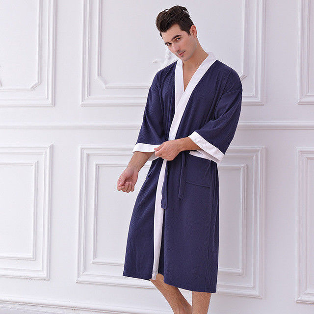 Fibra de poliéster caliente para hombre para hombre de los pantalones de pijama del Xl Xxl de la ropa de noche de la albornoz