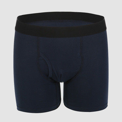 El boxeador de bambú del spandex de algodón de la fibra informa la ropa interior del rayón XS-2XL de los hombres de los pantalones cortos