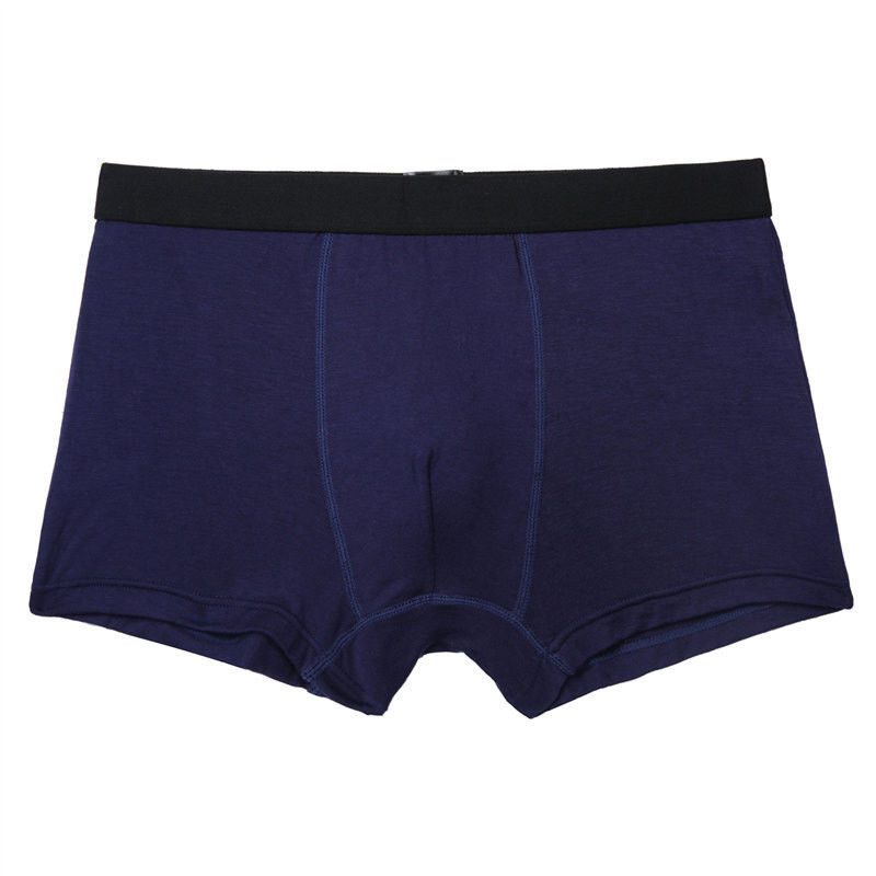 Ropa interior negra de Spandex del algodón 5 de la ropa interior 95 de los hombres del algodón del boxeador del RTS