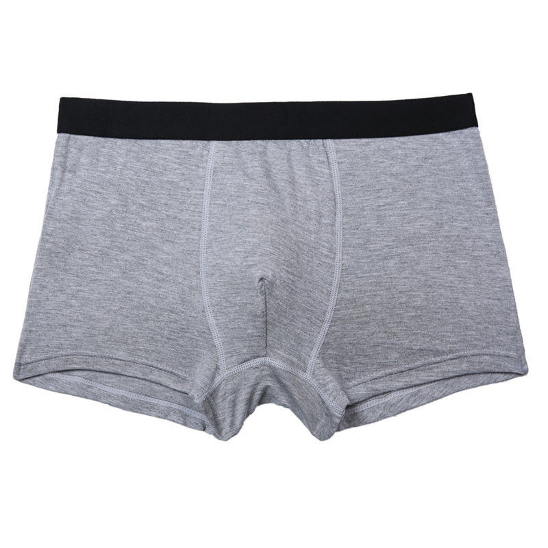 Ropa interior negra de Spandex del algodón 5 de la ropa interior 95 de los hombres del algodón del boxeador del RTS