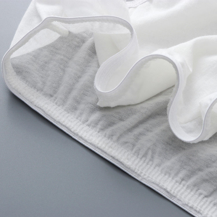 Escritos peinados del spandex de algodón del triángulo del bikini de la ropa interior de los hombres del algodón de la pretina