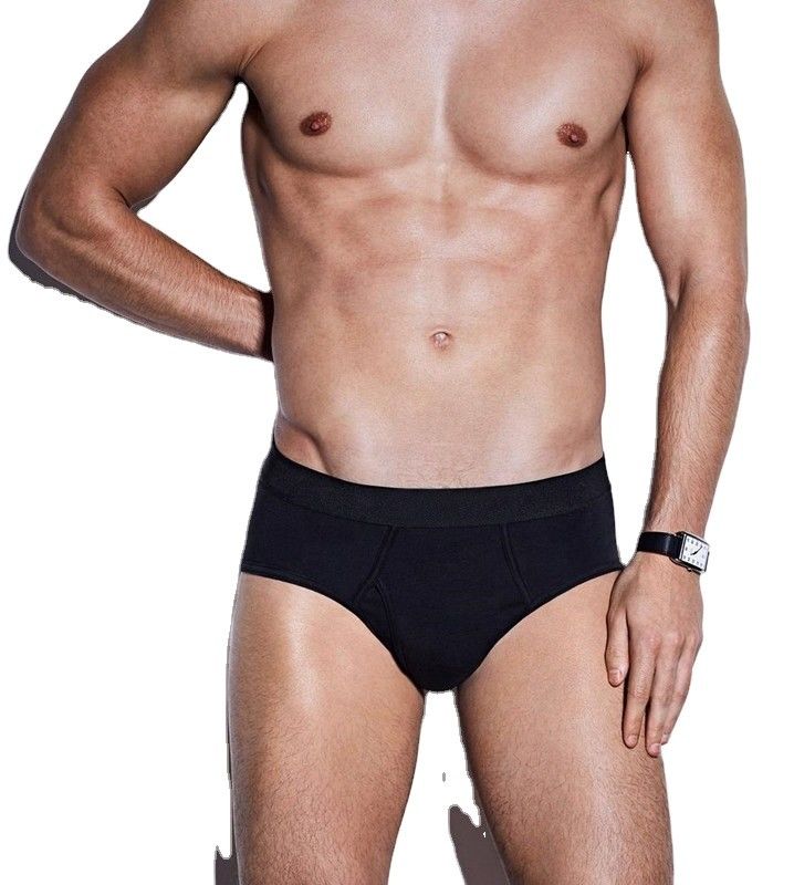Algodón respirable 95 de la ropa interior de los hombres del algodón de la Mediados de-subida 5 escritos del boxeador de Spandex