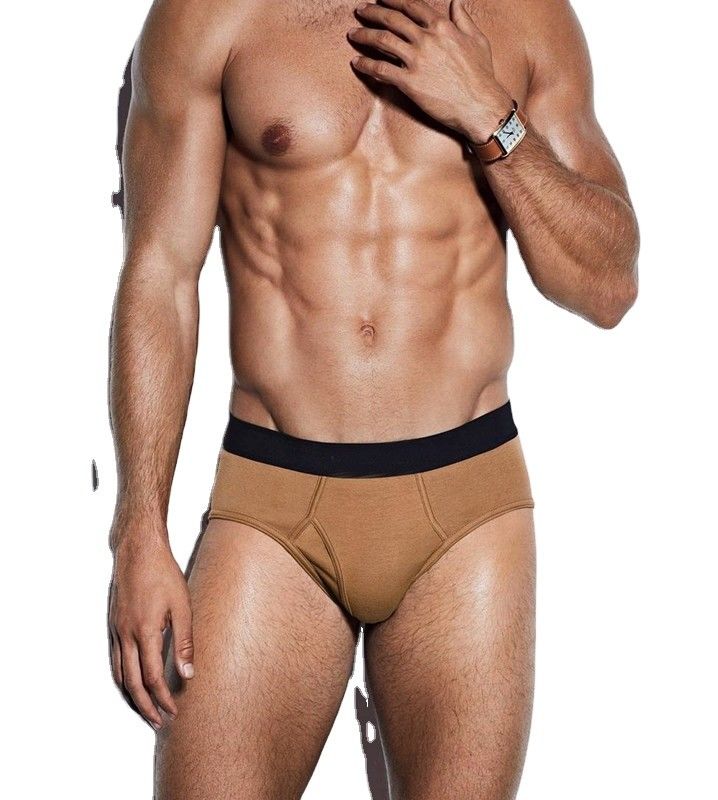 Algodón respirable 95 de la ropa interior de los hombres del algodón de la Mediados de-subida 5 escritos del boxeador de Spandex