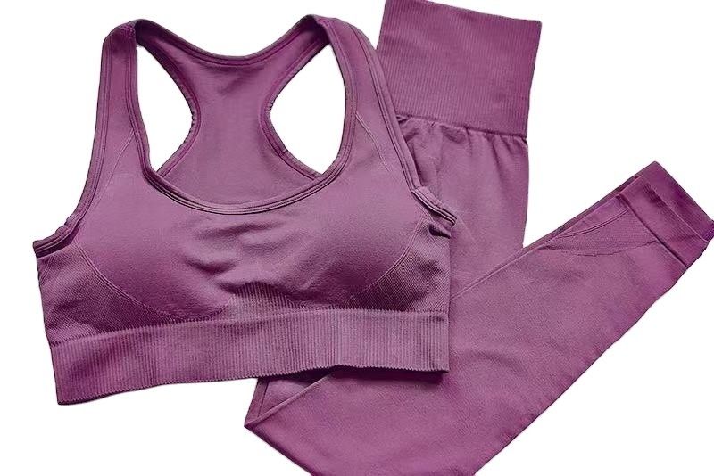 Polainas del gimnasio de Waisted de los deportes de la yoga altas del sujetador de la tela elástica inconsútil respirable de las polainas