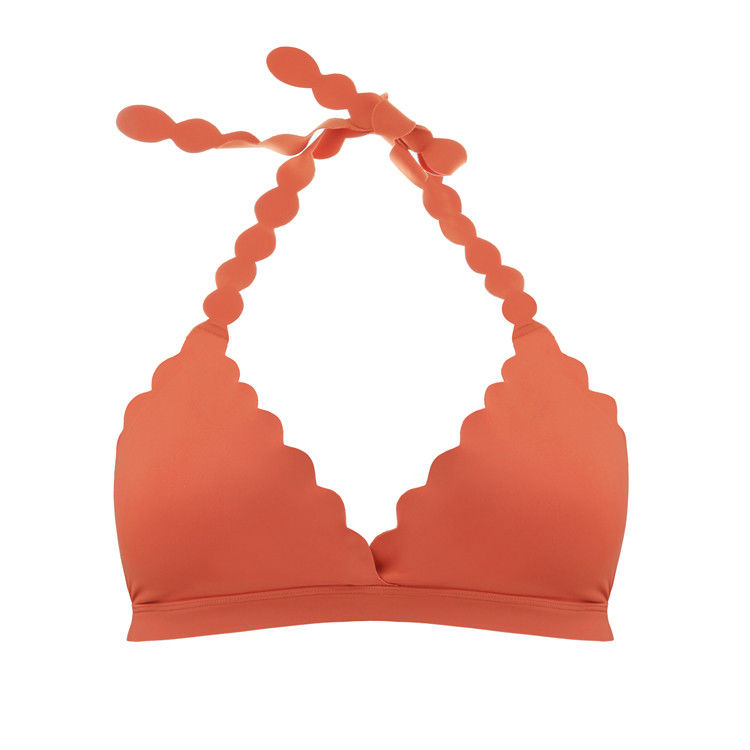 Sujetador inconsútil para mujer 80B atractivo 85C del halter cómodo forma de 3/4 taza