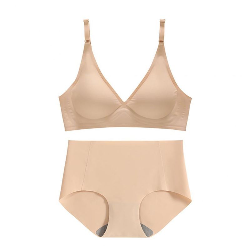 Racerback tejido Bralette con cuello de pico inconsútil proveyó de costillas 3/4 taza empuja hacia arriba el sujetador