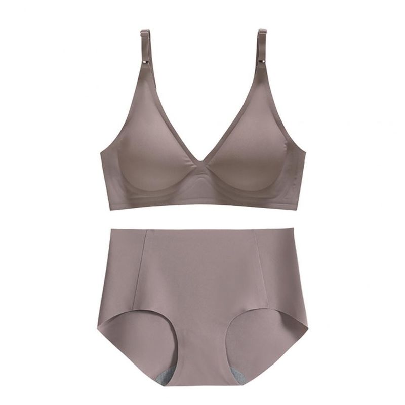 Racerback tejido Bralette con cuello de pico inconsútil proveyó de costillas 3/4 taza empuja hacia arriba el sujetador
